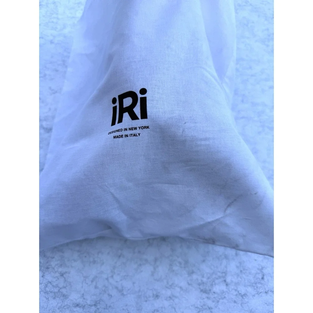 iRI NYC Wes Sneakers Black Unisex SZ 37 US 7 Slip Ons Neoprene Italian NEW